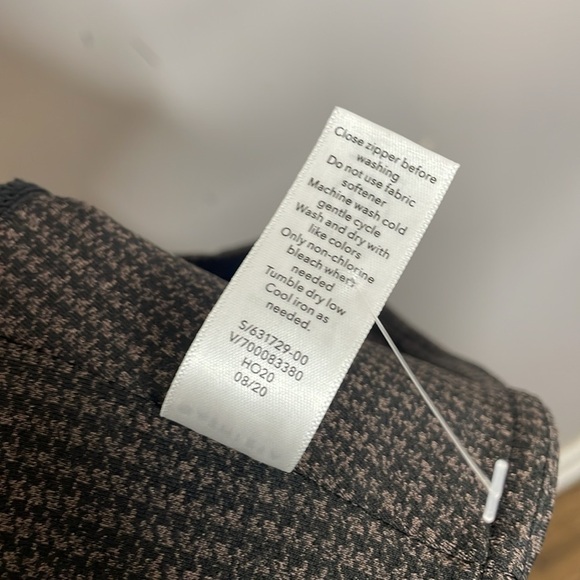 Athleta | Delancey Houndstooth Leggings Brown Black Size XS - Picture 8 of 9